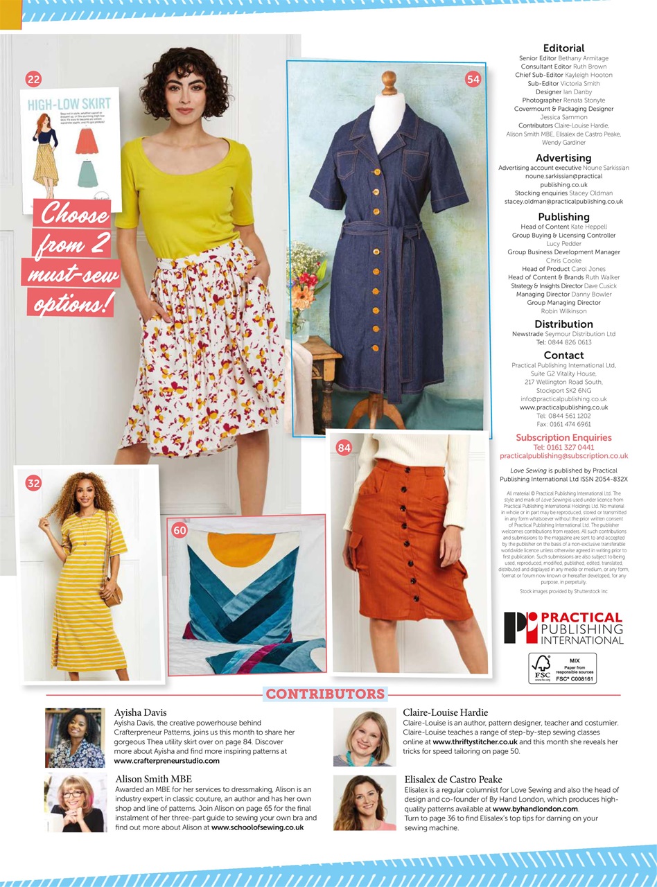 Love Sewing Preview Pages