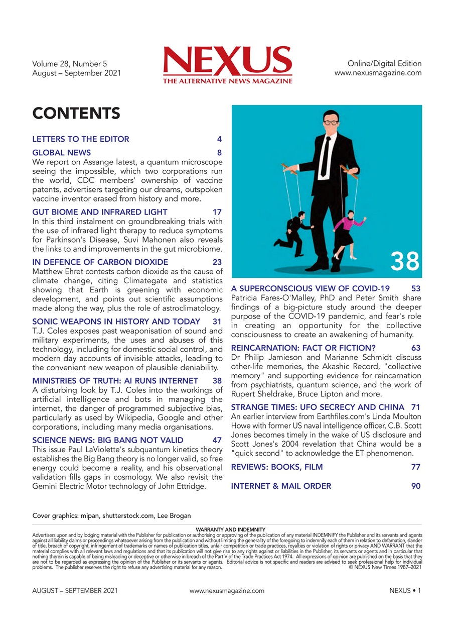 Nexus Magazine Preview Pages