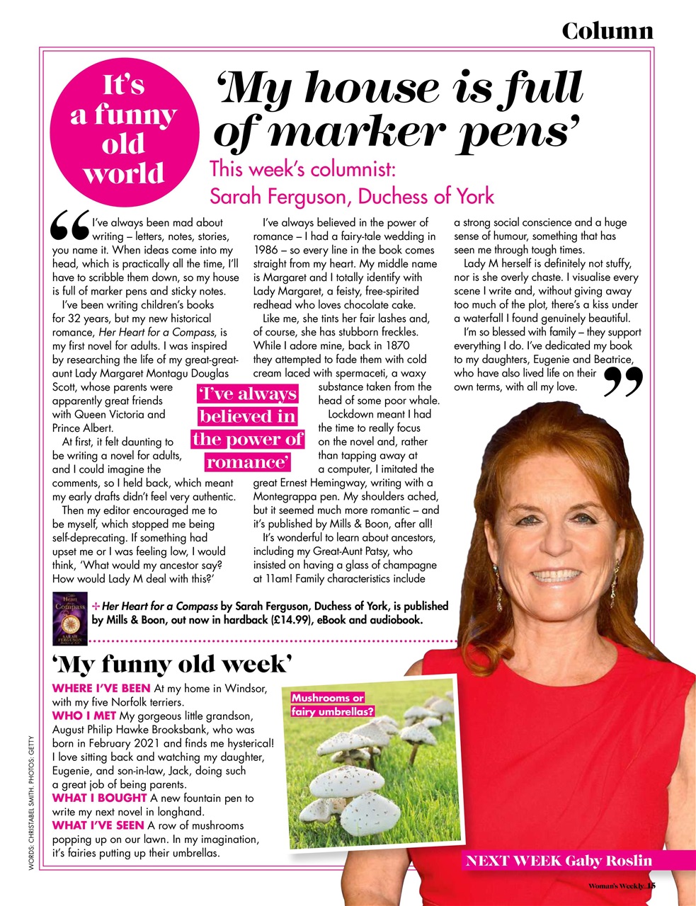 Woman's Weekly Preview Pages