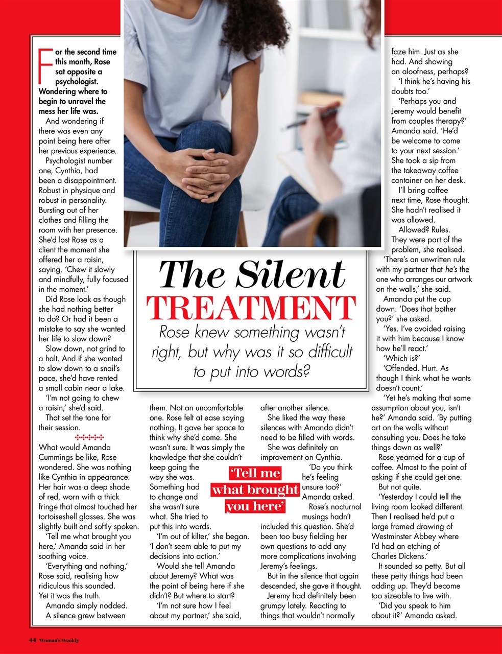 Woman's Weekly Preview Pages