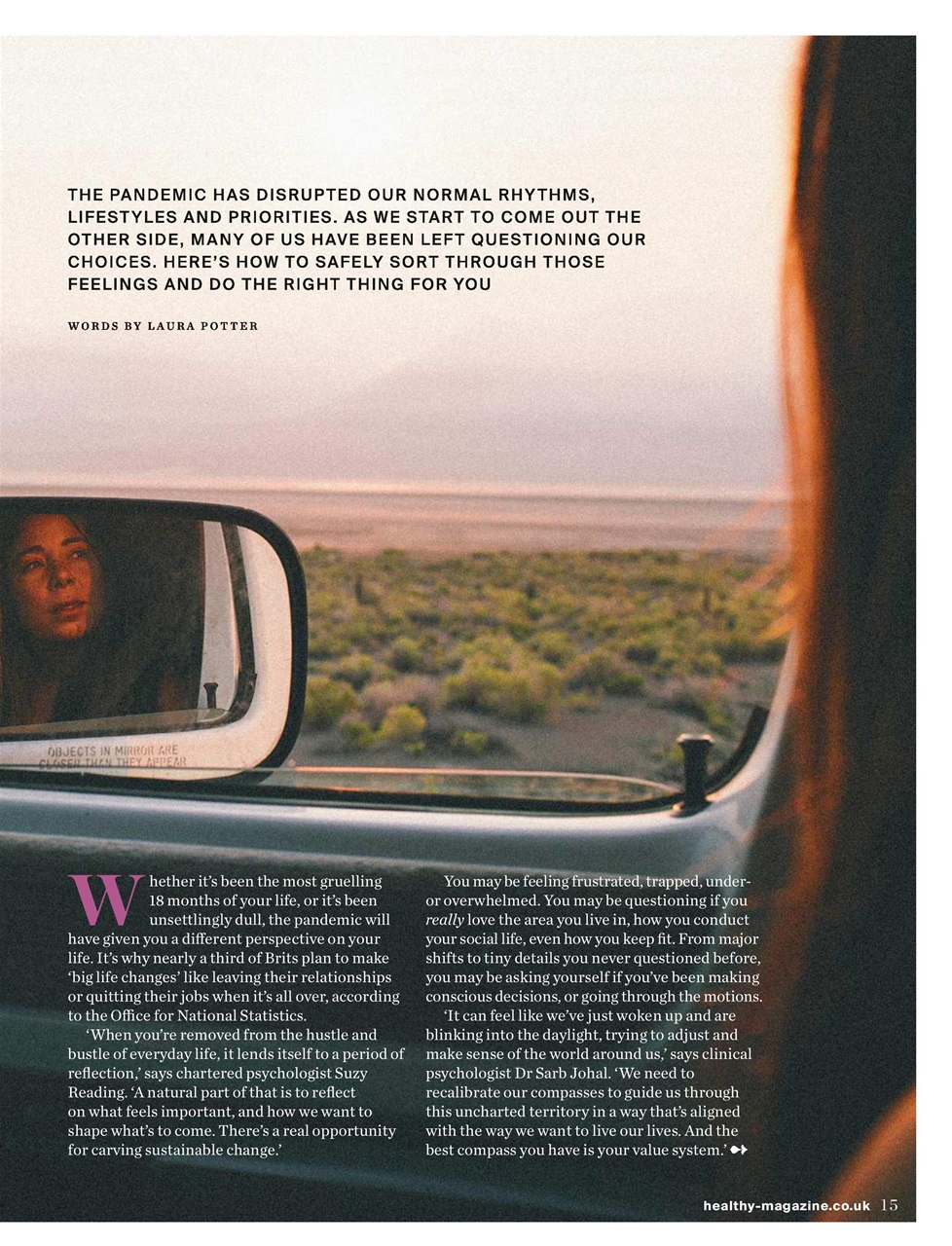 Healthy Magazine Preview Pages