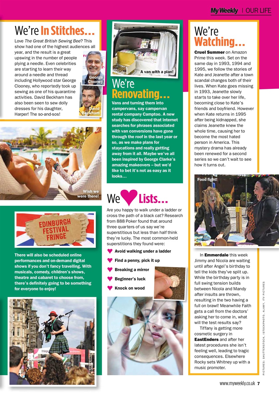 My Weekly Preview Pages