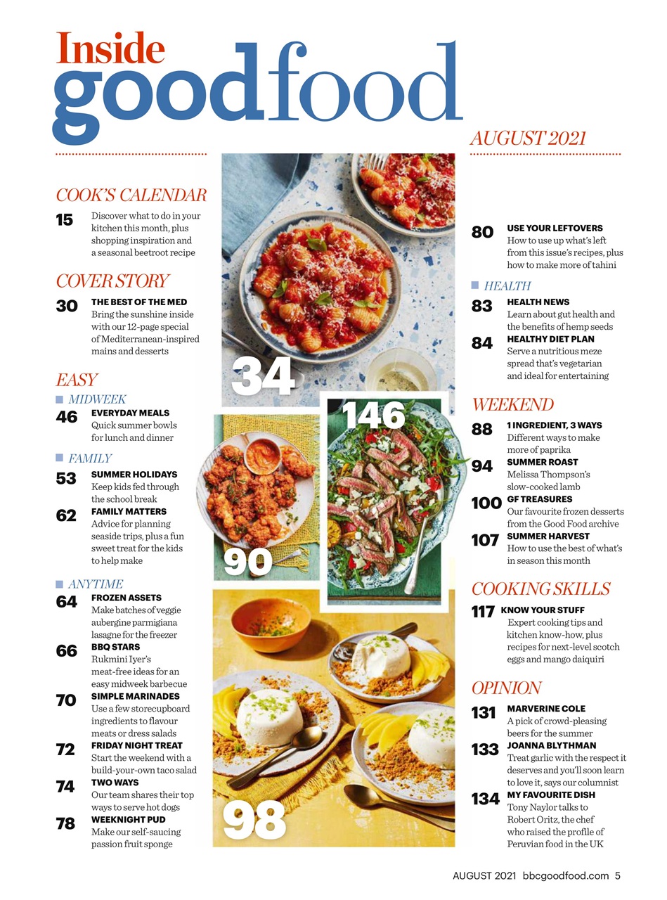 Good Food Magazine Preview Pages