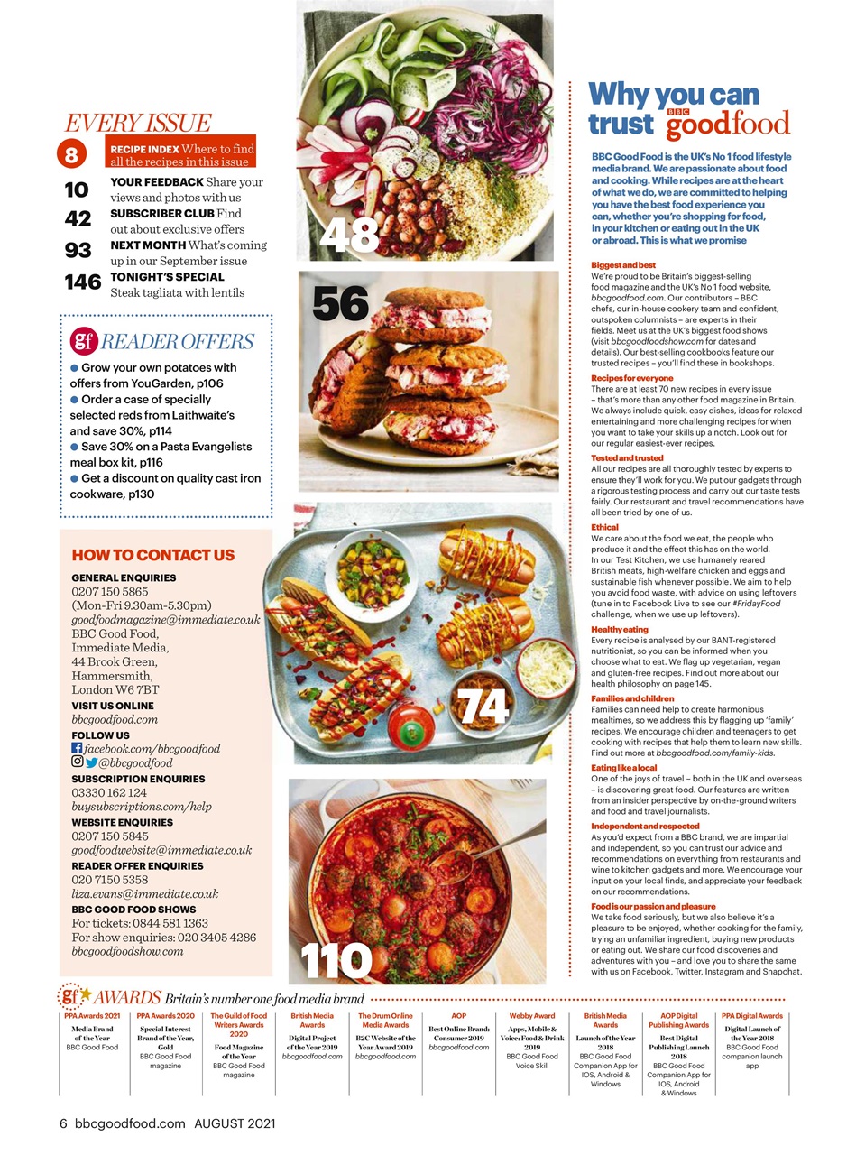 Good Food Magazine Preview Pages