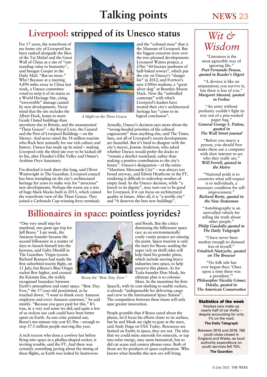 The Week Preview Pages