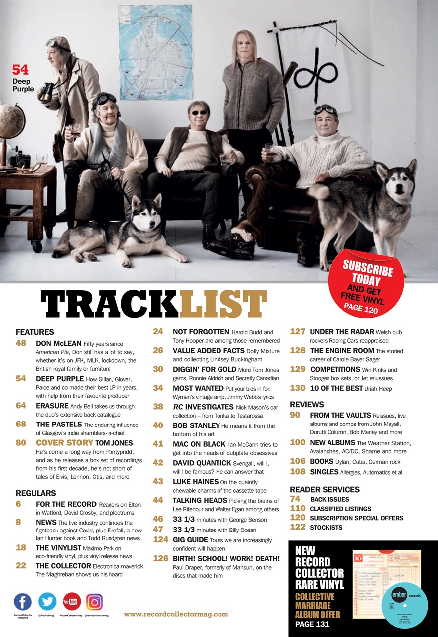 Record Collector Preview Pages