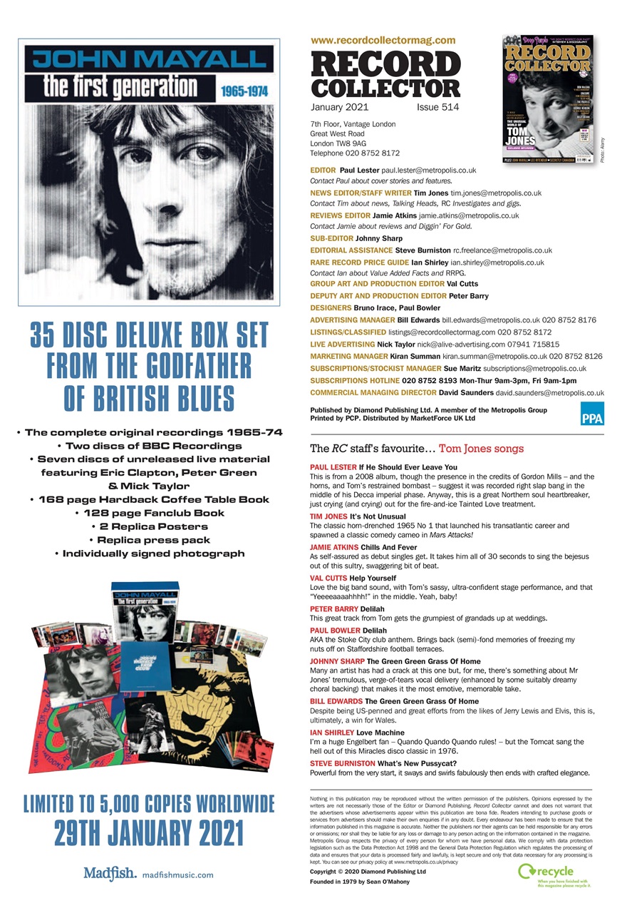 Record Collector Preview Pages