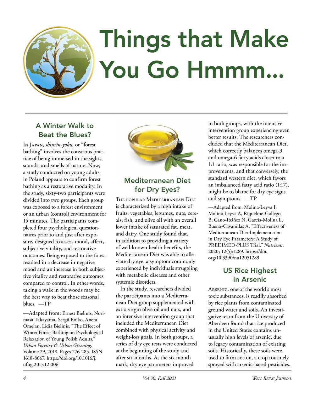 Well Being Journal Preview Pages