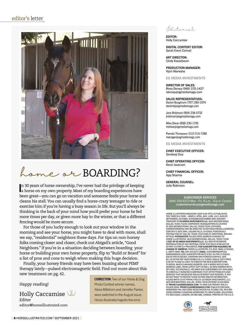 Horse Illustrated Magazine Preview Pages