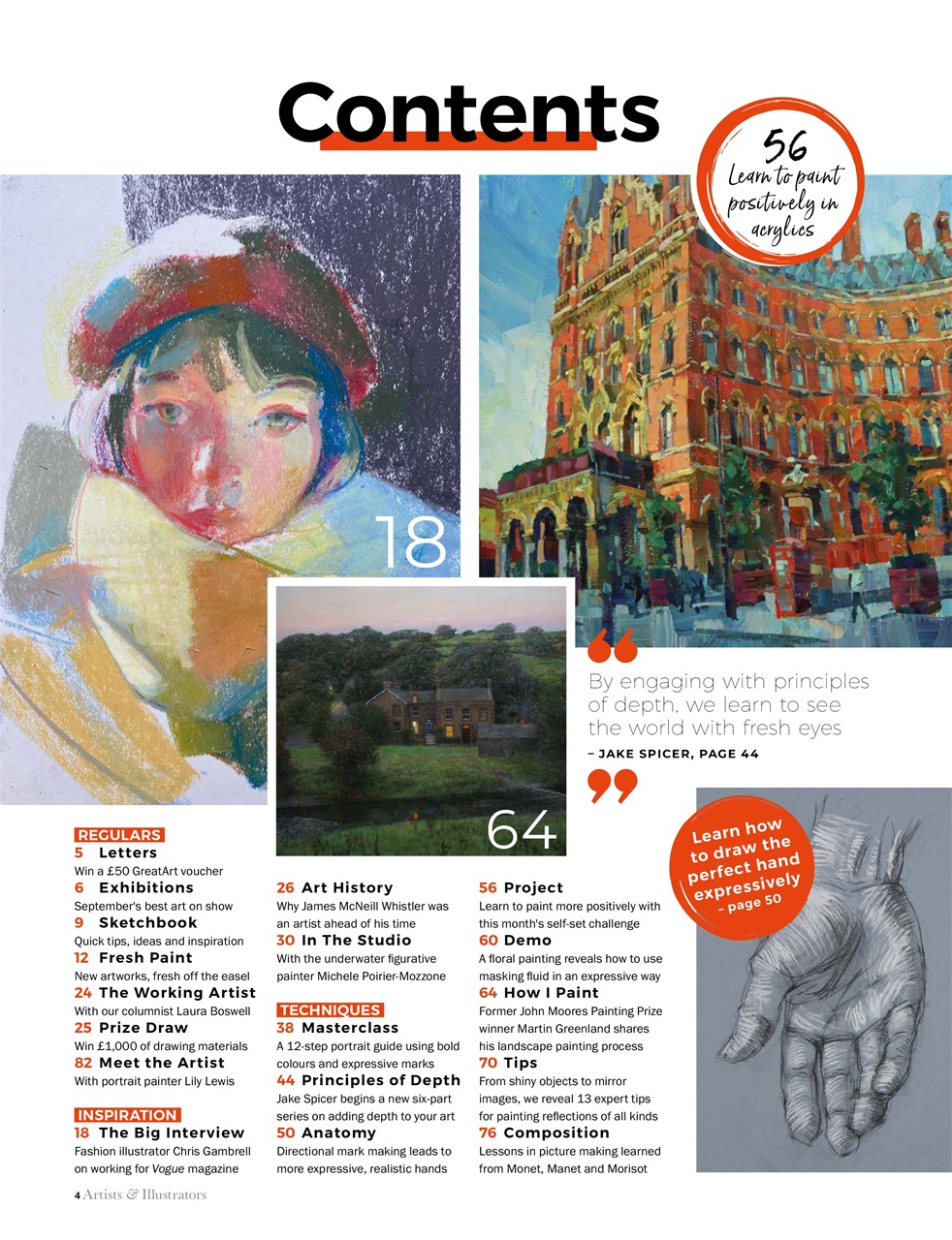 Artists & Illustrators Preview Pages