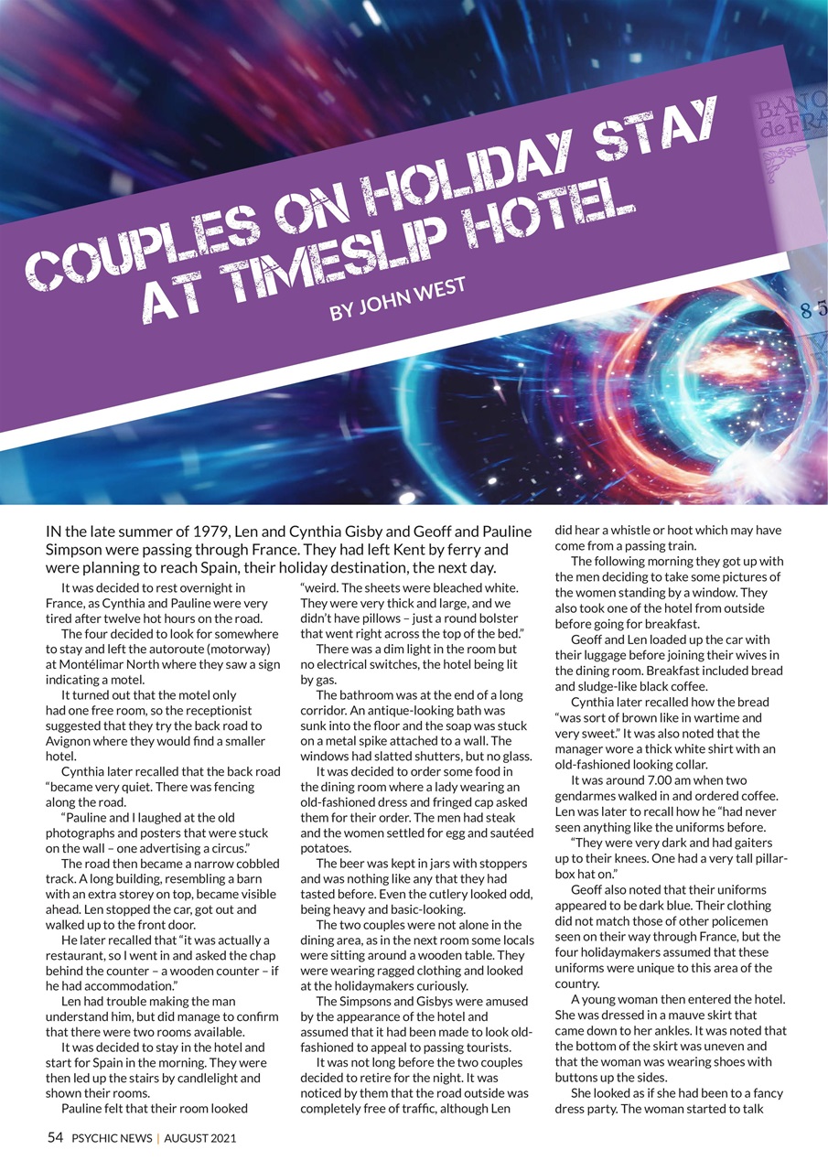 Psychic News Preview Pages