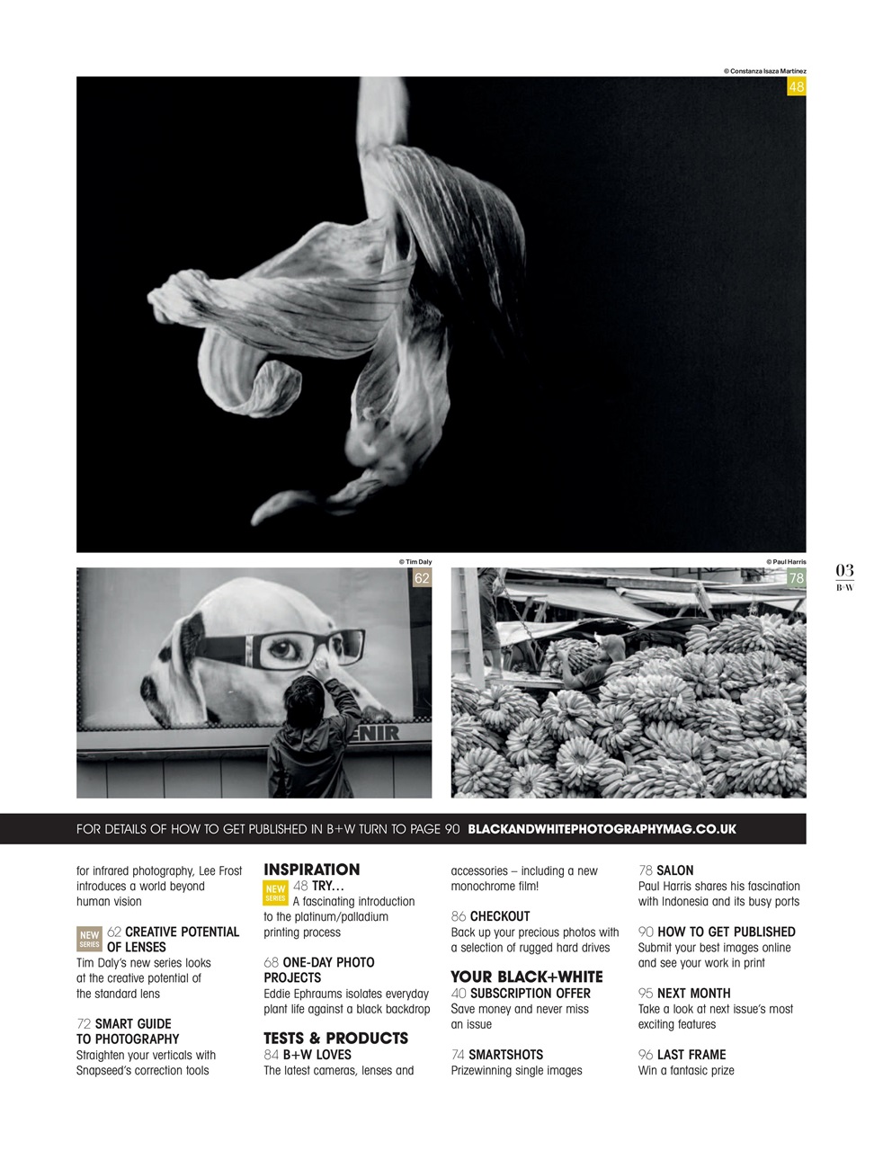 Black+White Photography Preview Pages