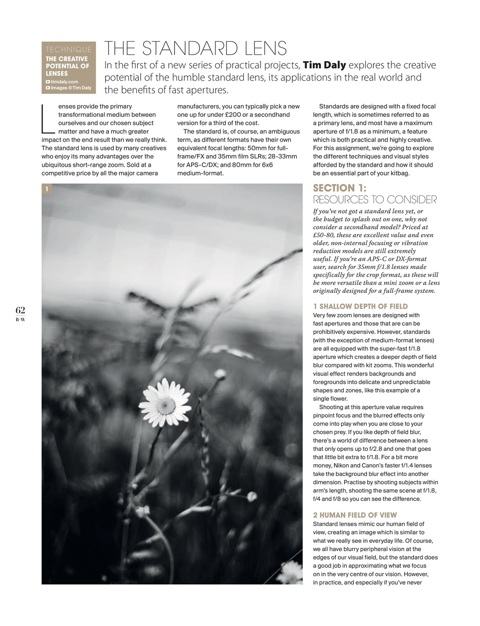Black+White Photography Preview Pages