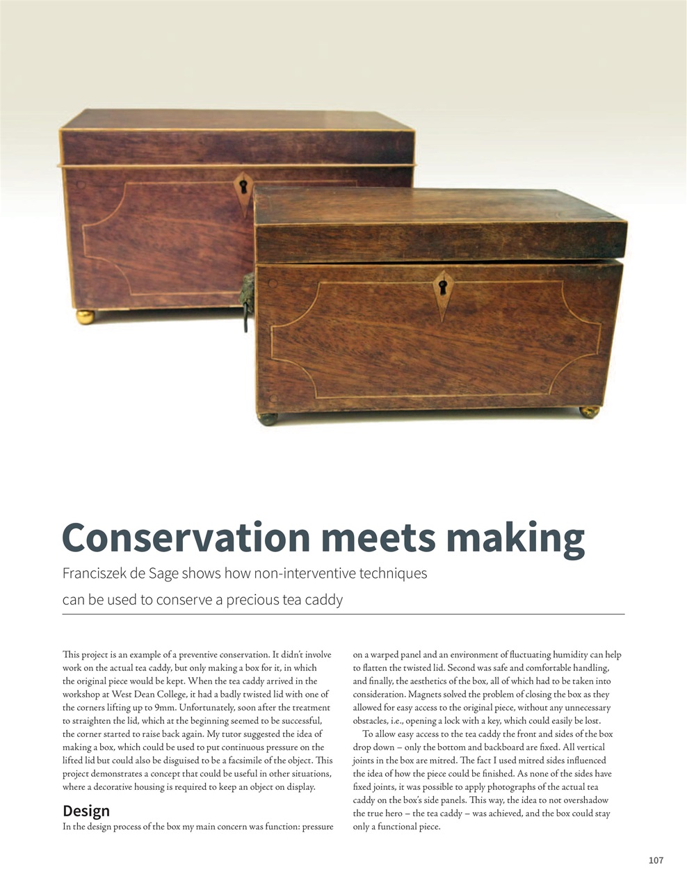 Woodworking Crafts Magazine Preview Pages