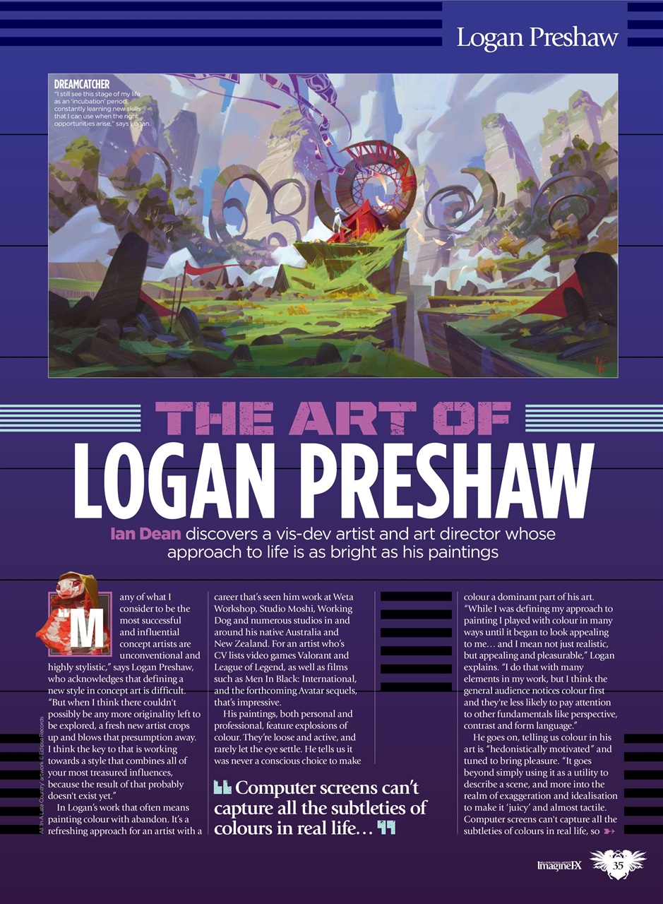 ImagineFX Preview Pages