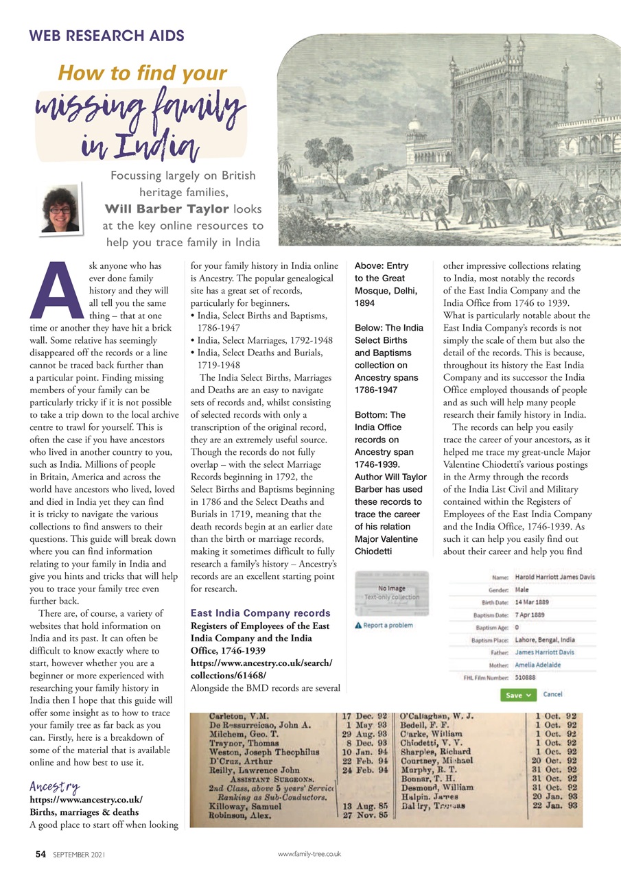 Family Tree Preview Pages