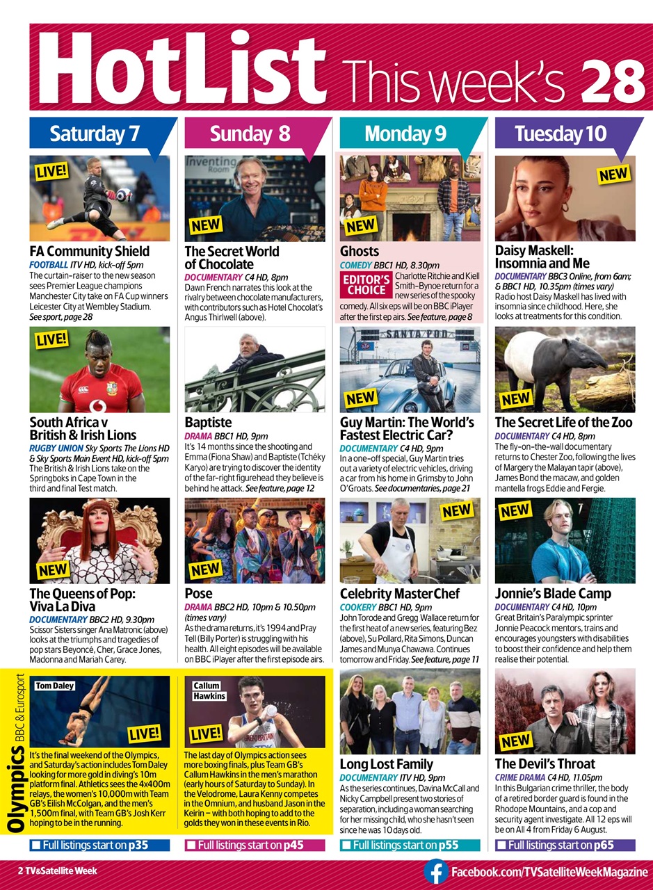 TV & Satellite Week Preview Pages