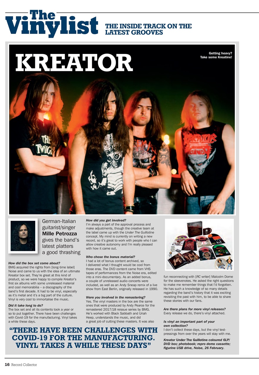 Record Collector Preview Pages