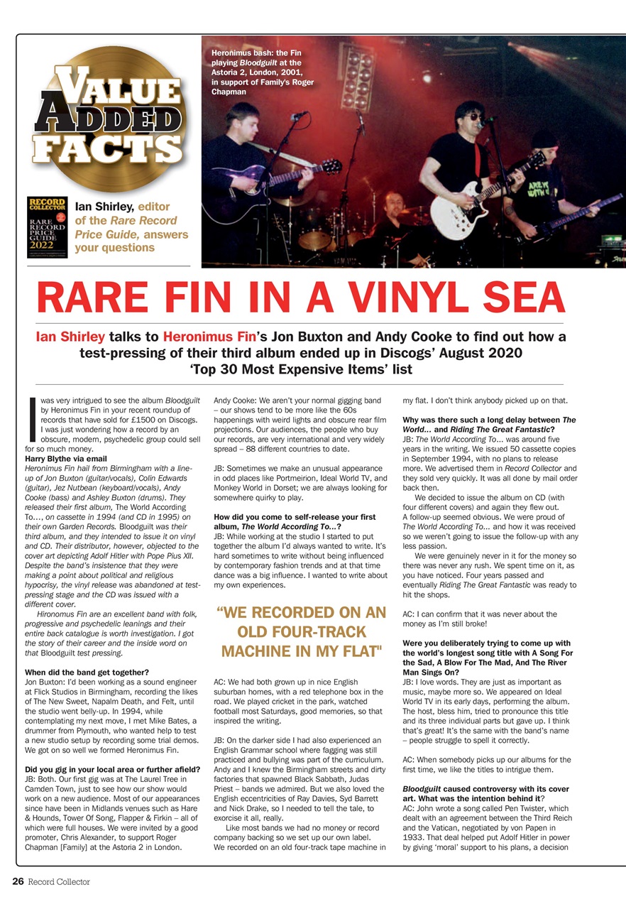 Record Collector Preview Pages