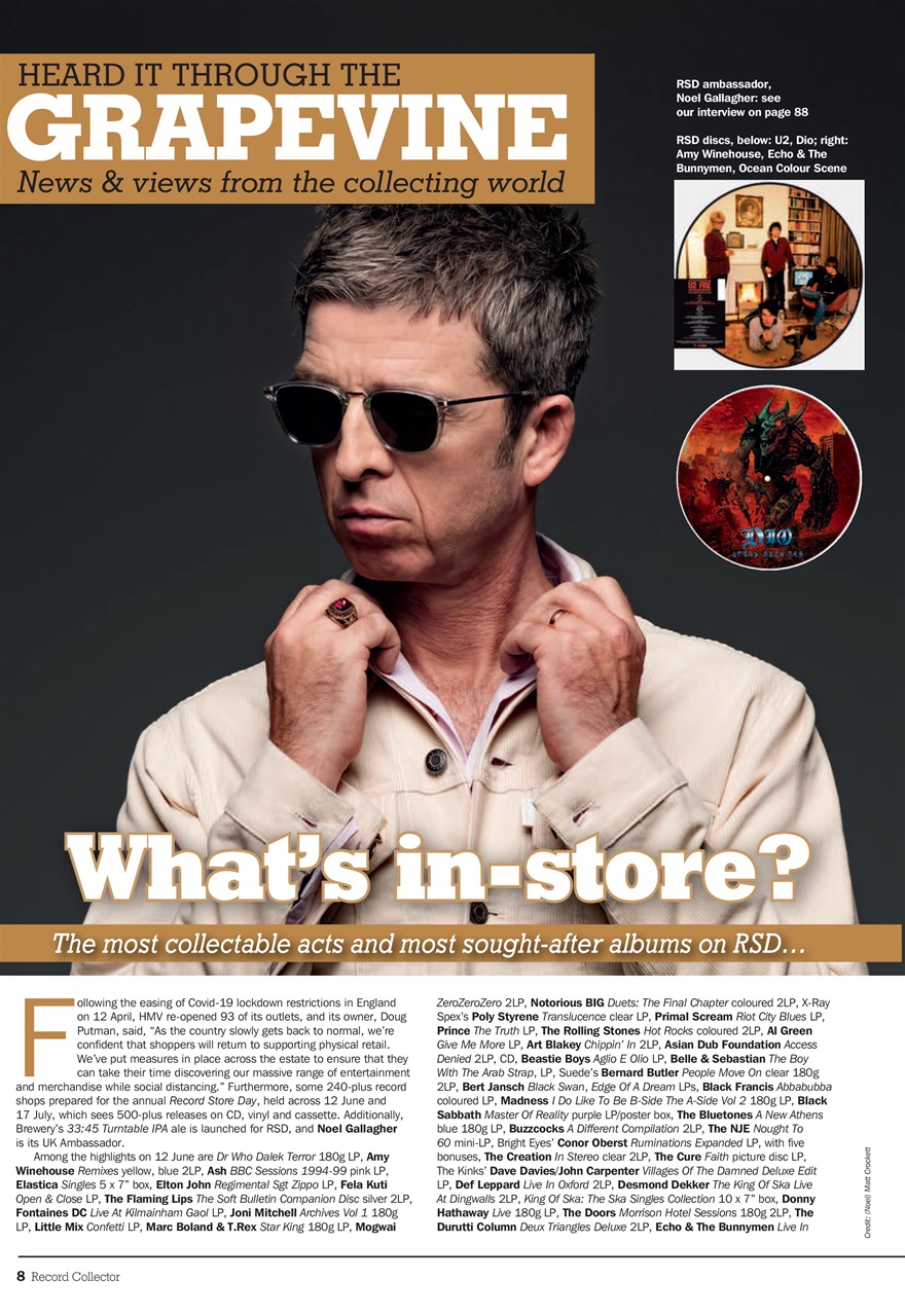 Record Collector Preview Pages