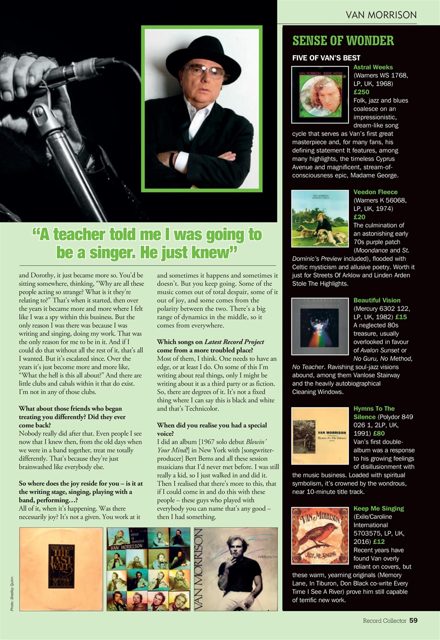 Record Collector Preview Pages