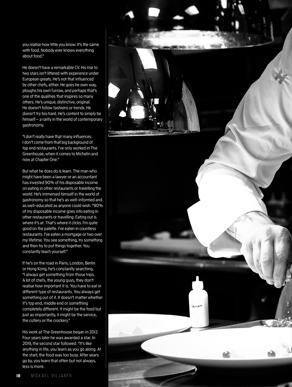 Chef & Restaurant Magazine Preview Pages