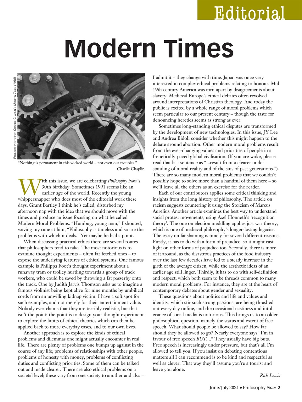 Philosophy Now Preview Pages