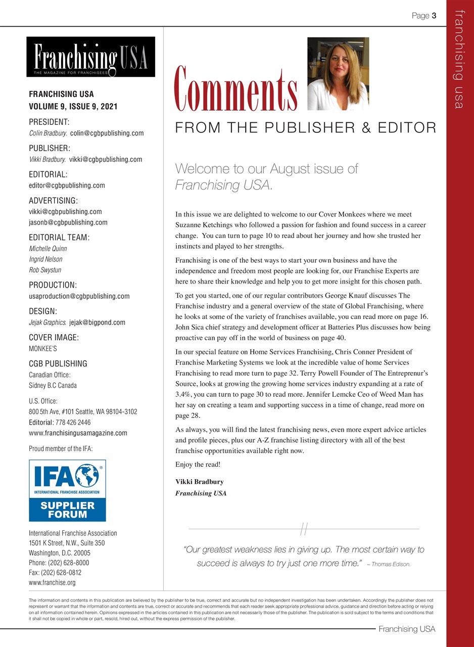 Franchising USA Preview Pages