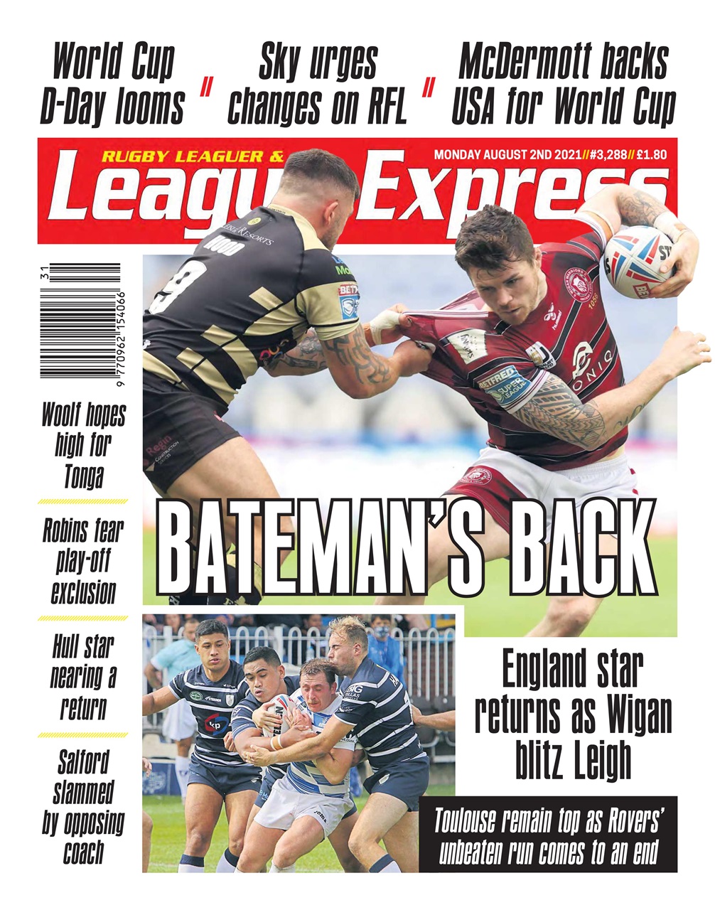 League Express Preview Pages