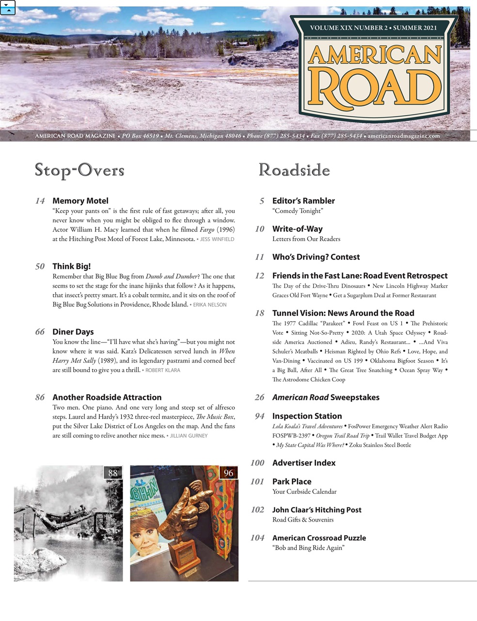 American Road Preview Pages