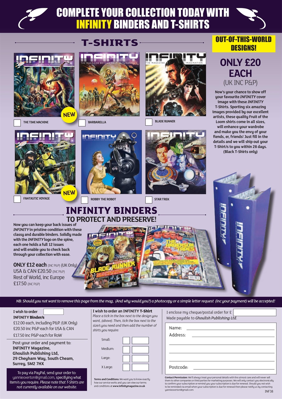 Infinity Magazine Preview Pages