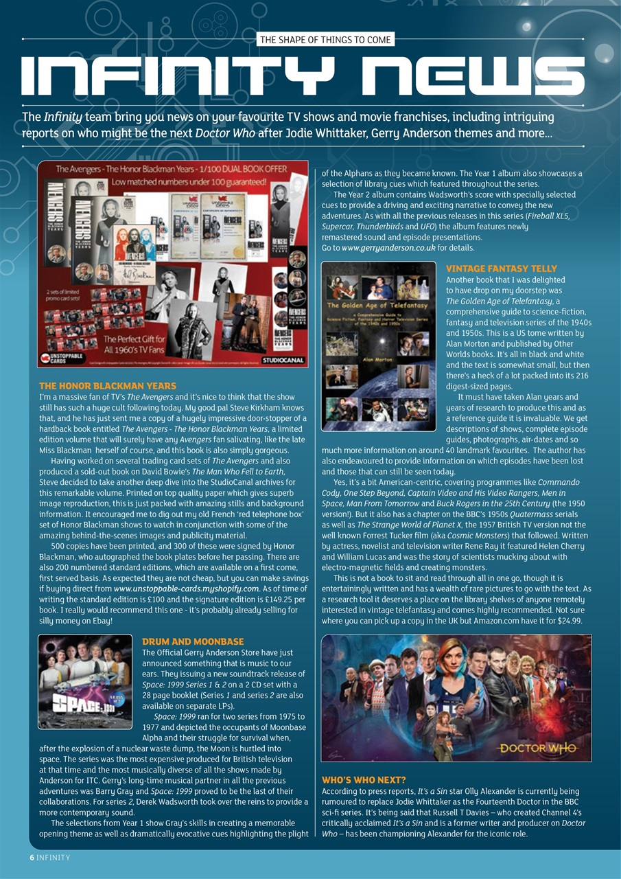 Infinity Magazine Preview Pages