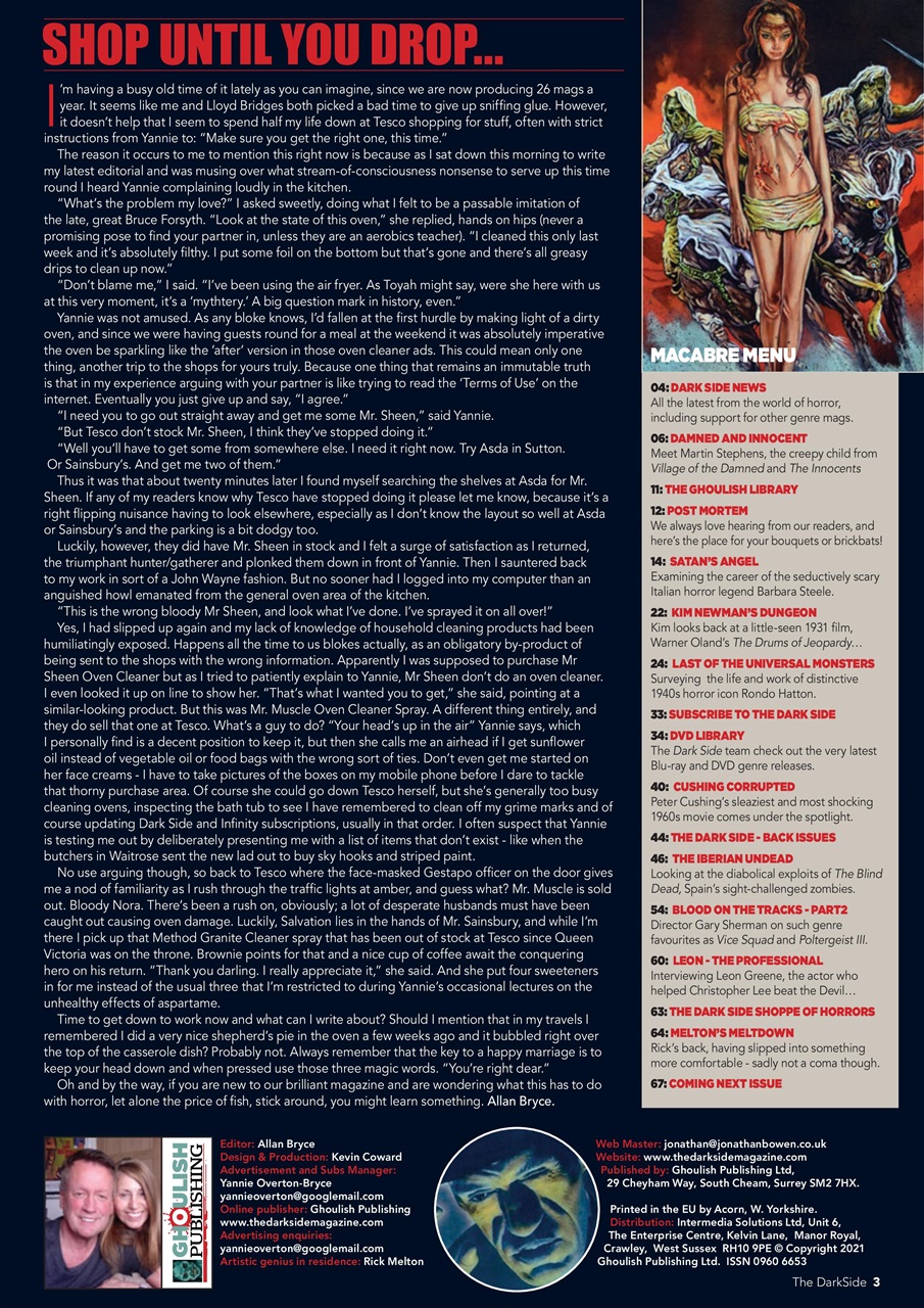 The Darkside Preview Pages