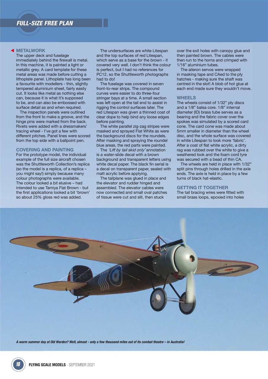 Flying Scale Models Preview Pages
