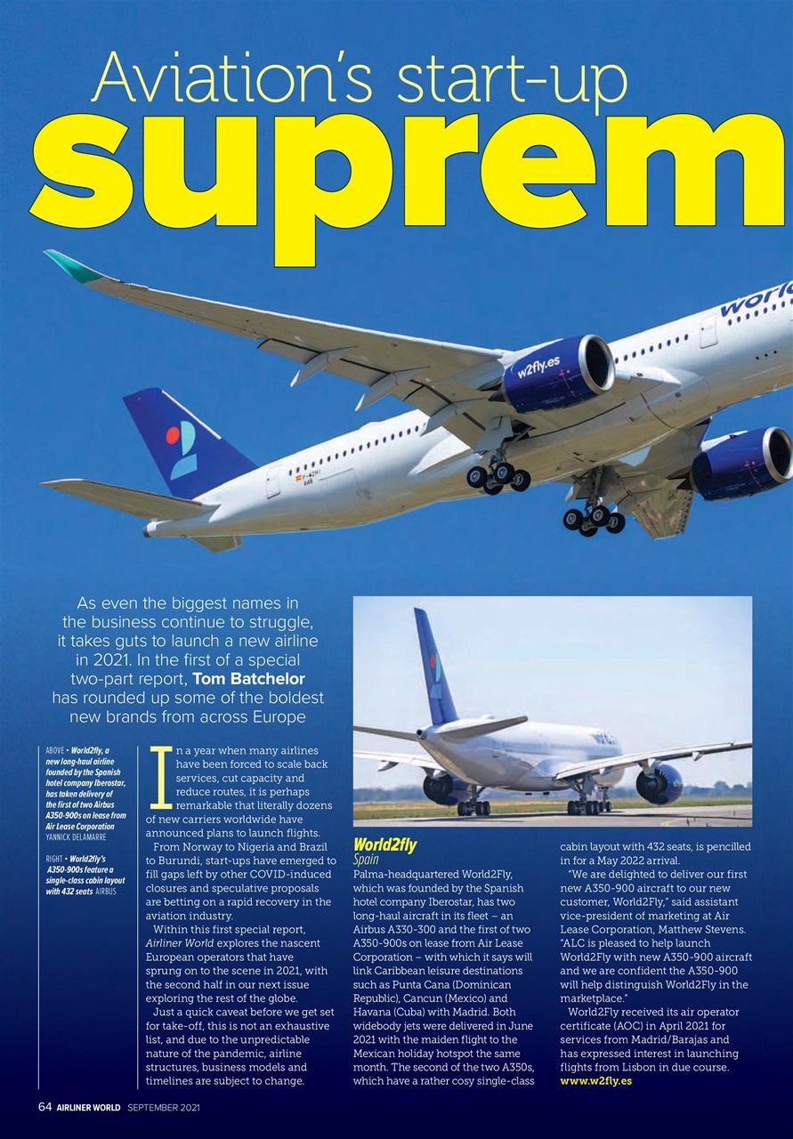 Airliner World Preview Pages
