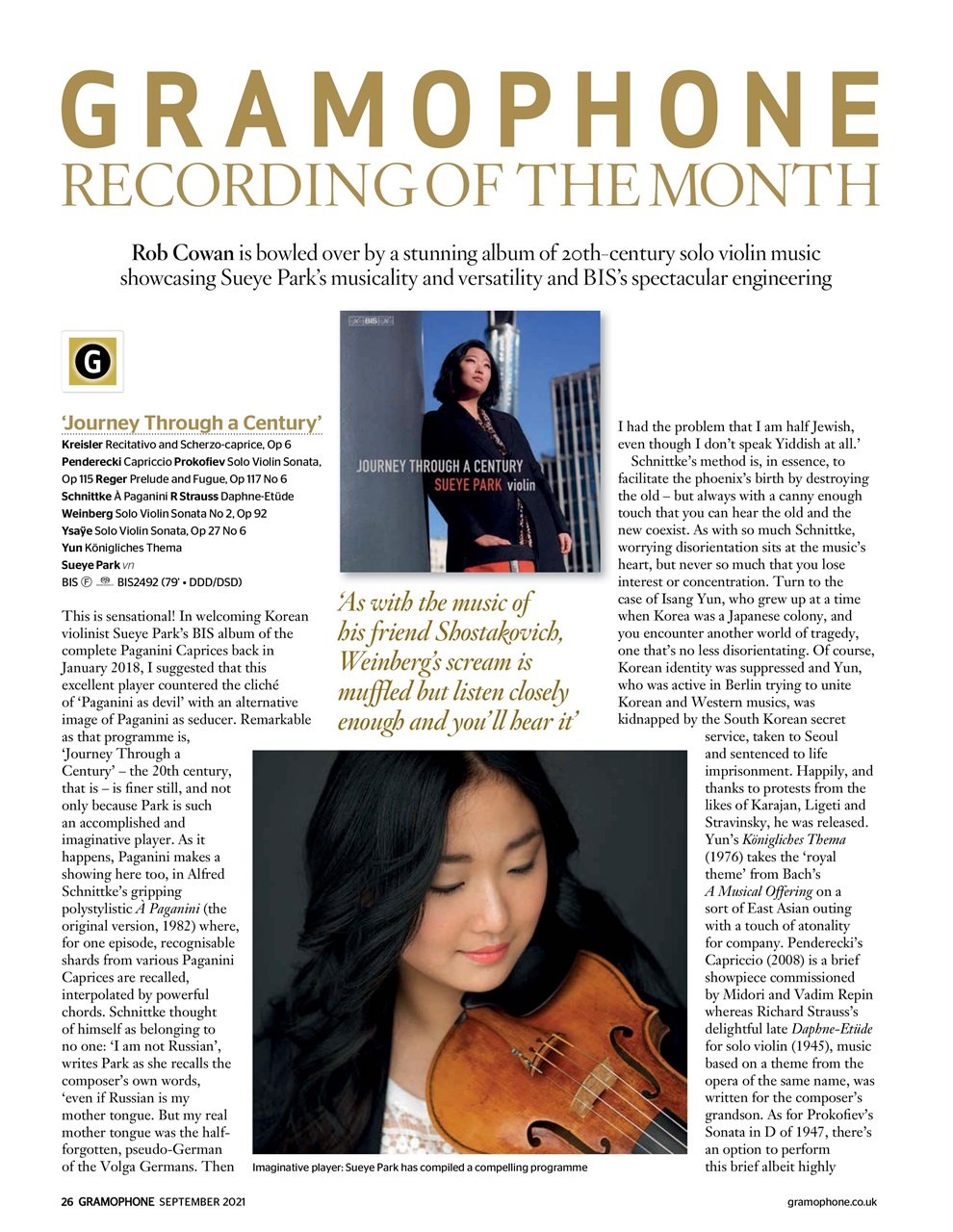 Gramophone Preview Pages