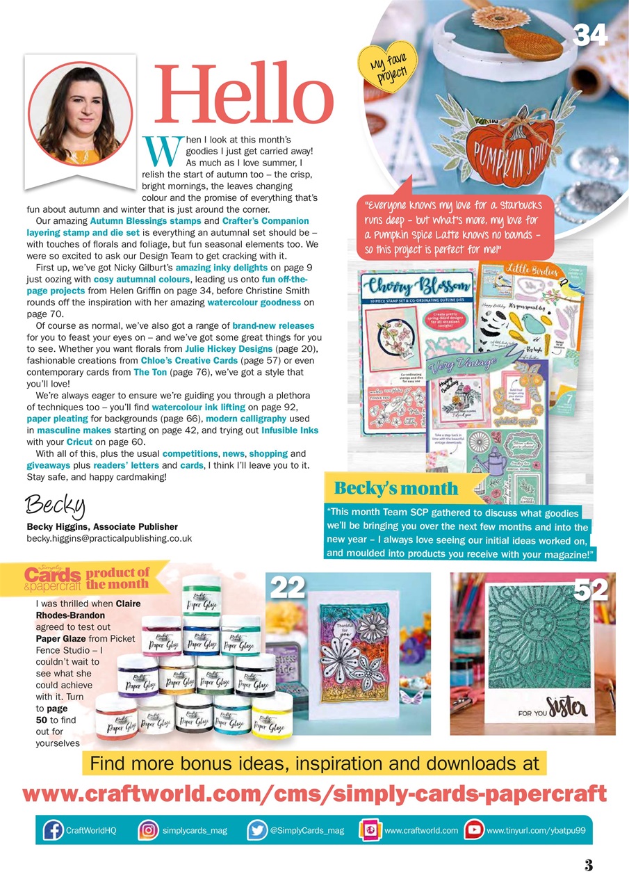 Simply Cards & Papercraft Preview Pages