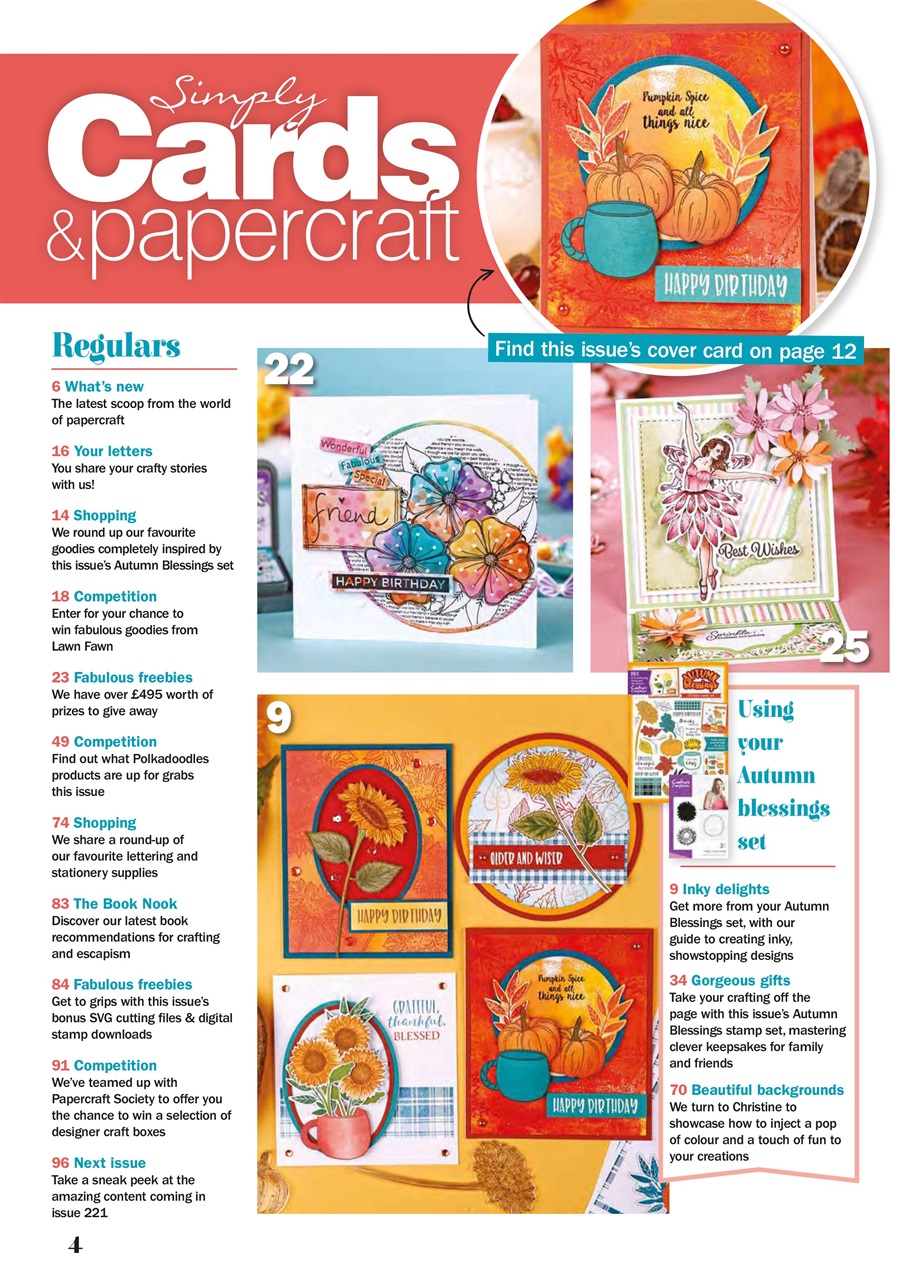 Simply Cards & Papercraft Preview Pages