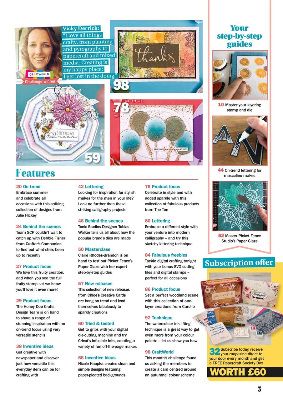 Simply Cards & Papercraft Preview Pages