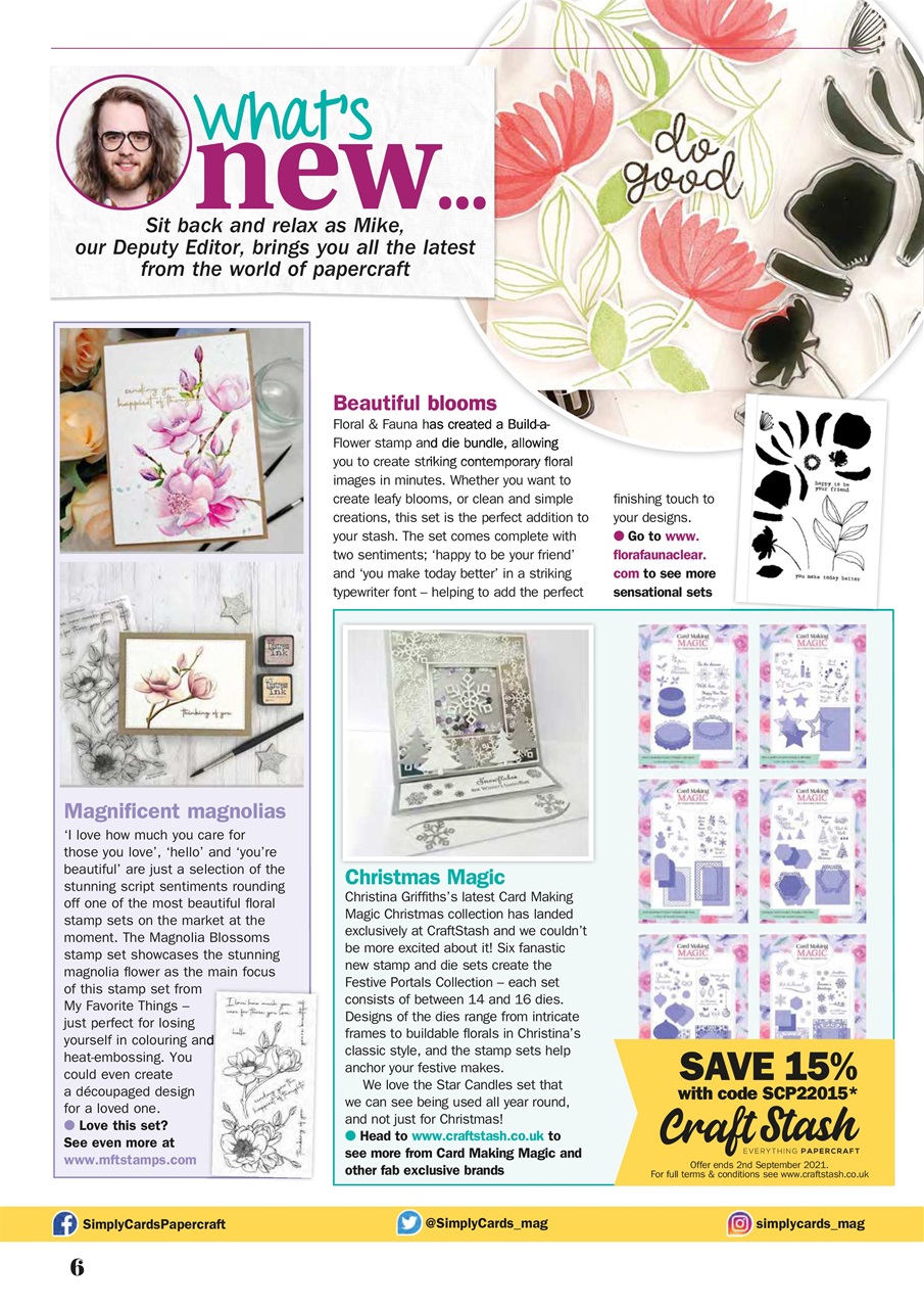 Simply Cards & Papercraft Preview Pages