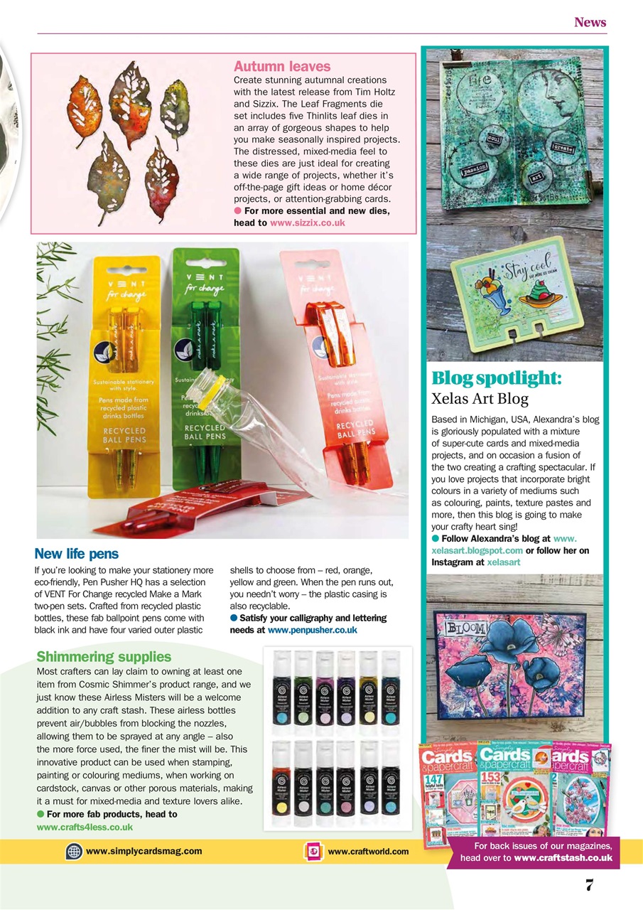 Simply Cards & Papercraft Preview Pages