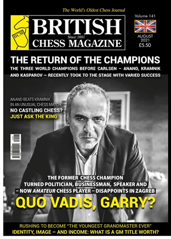 British Chess Magazine issue August 2021