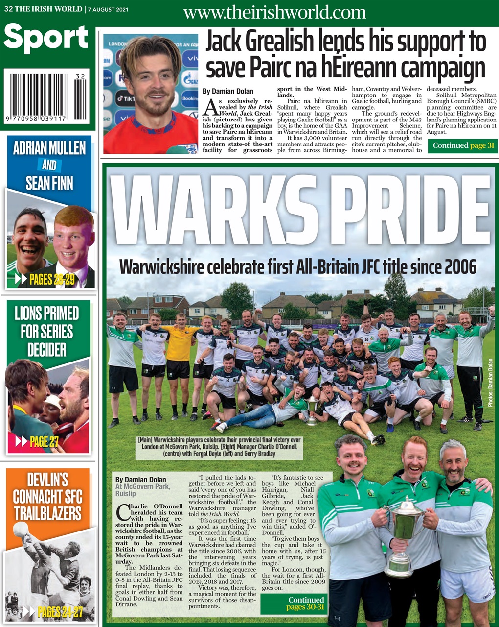 Irish World Preview Pages