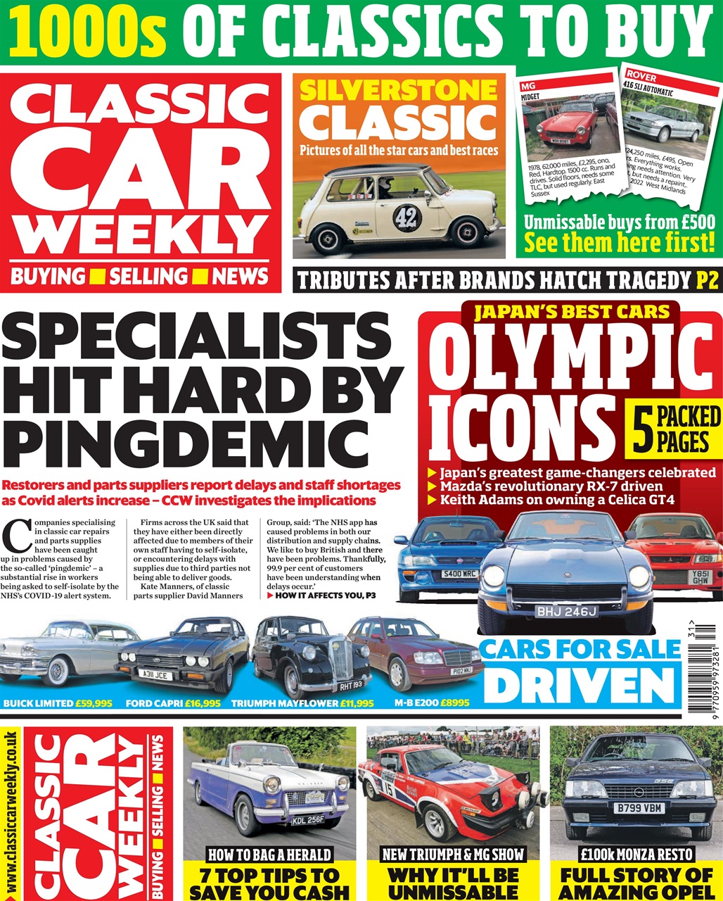 Classic Car Weekly Preview Pages