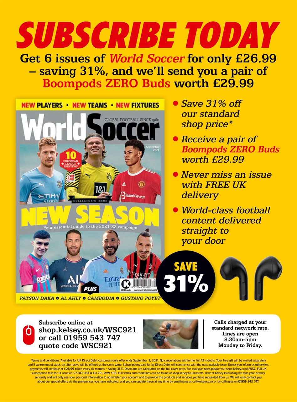 World Soccer Presents Preview Pages