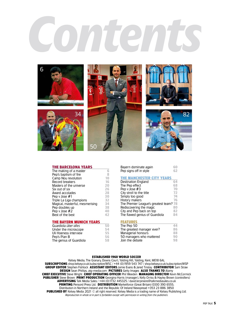 World Soccer Presents Preview Pages
