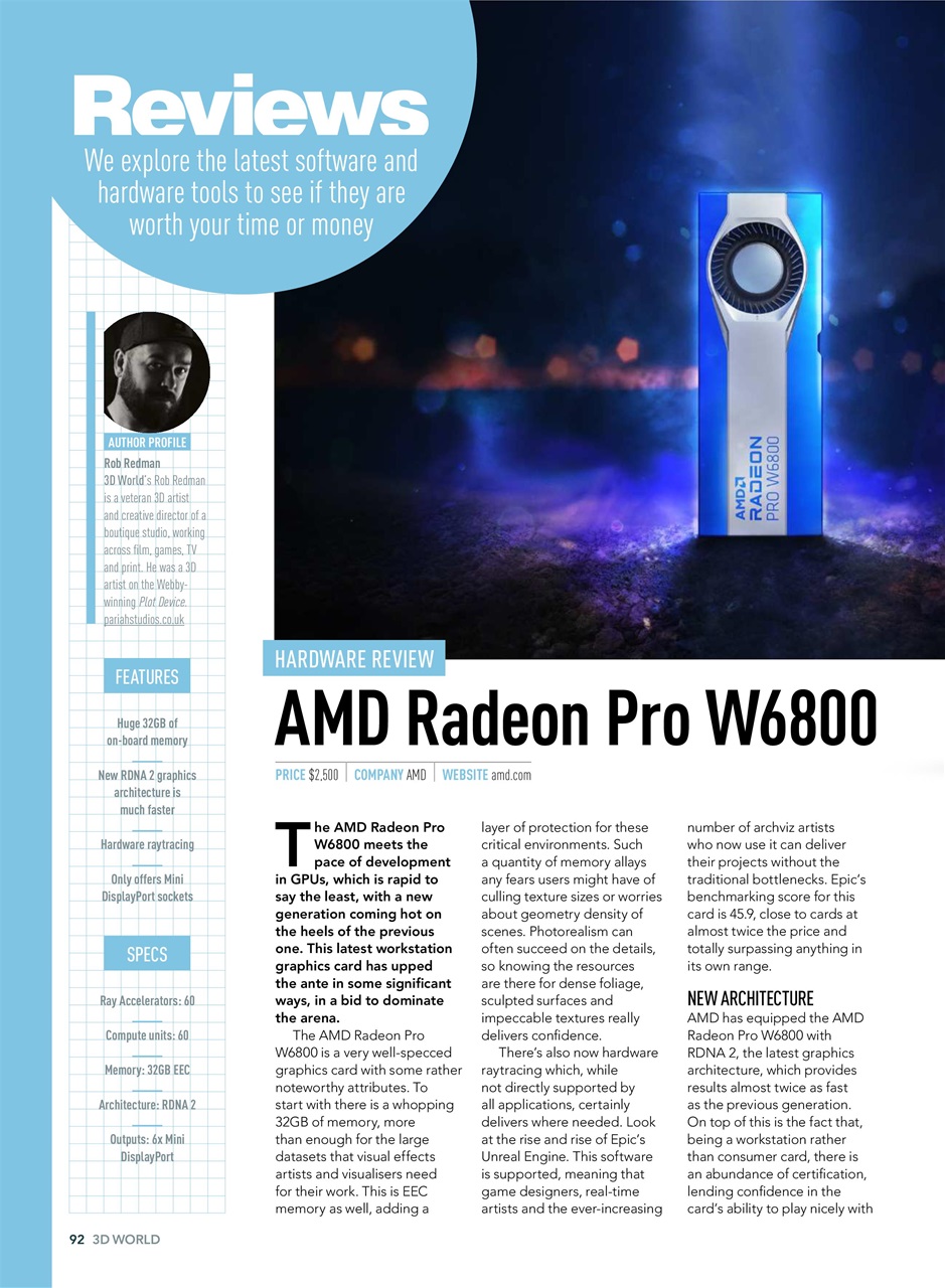 3D World Preview Pages