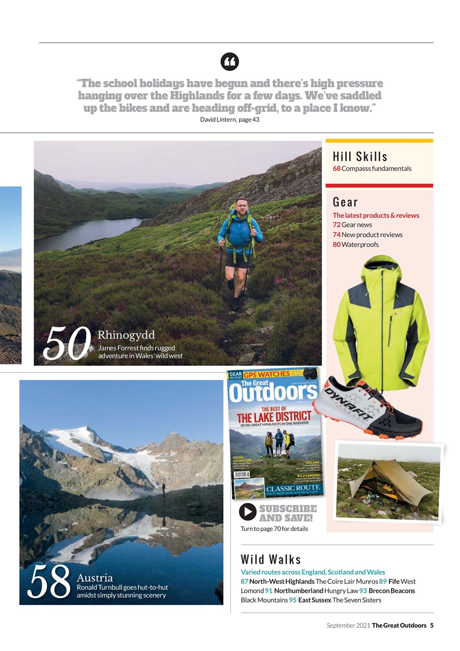 TGO - The Great Outdoors Magazine Preview Pages
