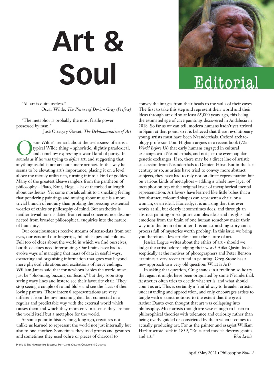 Philosophy Now Preview Pages