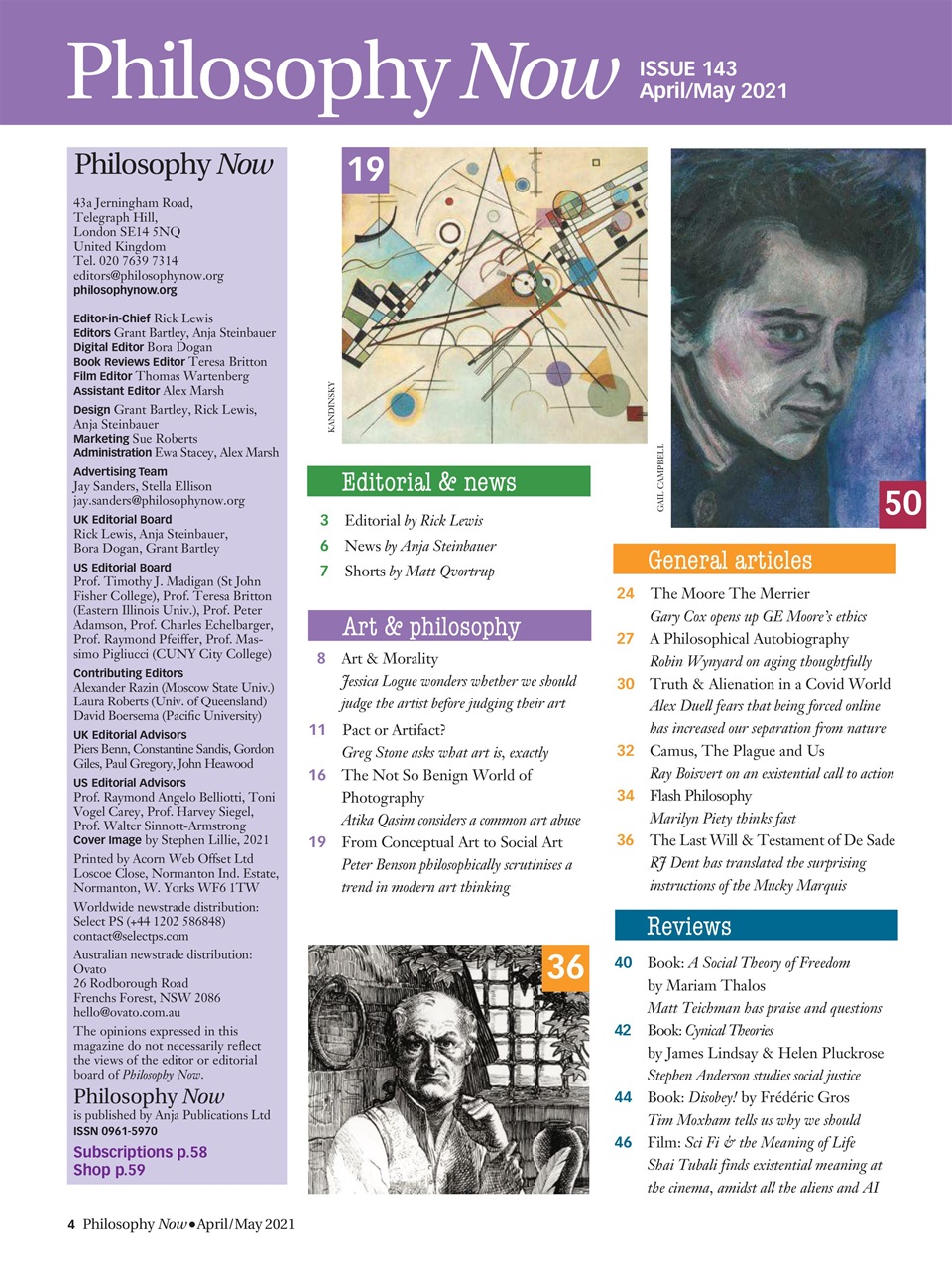 Philosophy Now Preview Pages